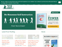 Tablet Screenshot of good-at-golf.com